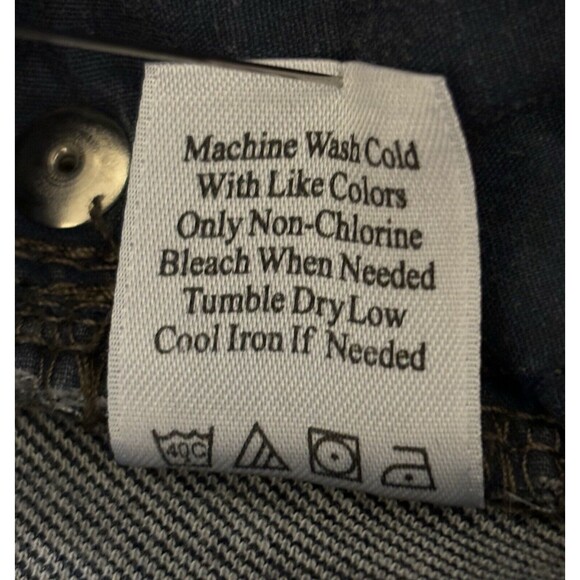 Coldwater Creek Natural Fit Relaxed Straight Fit Jeans Dark Wash Stretch Size 8 - Picture 9 of 9